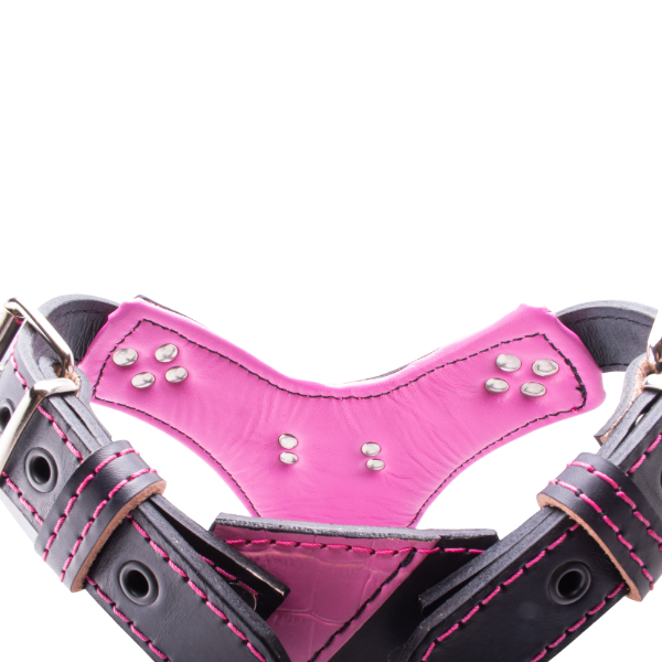Arnés para perro rosa