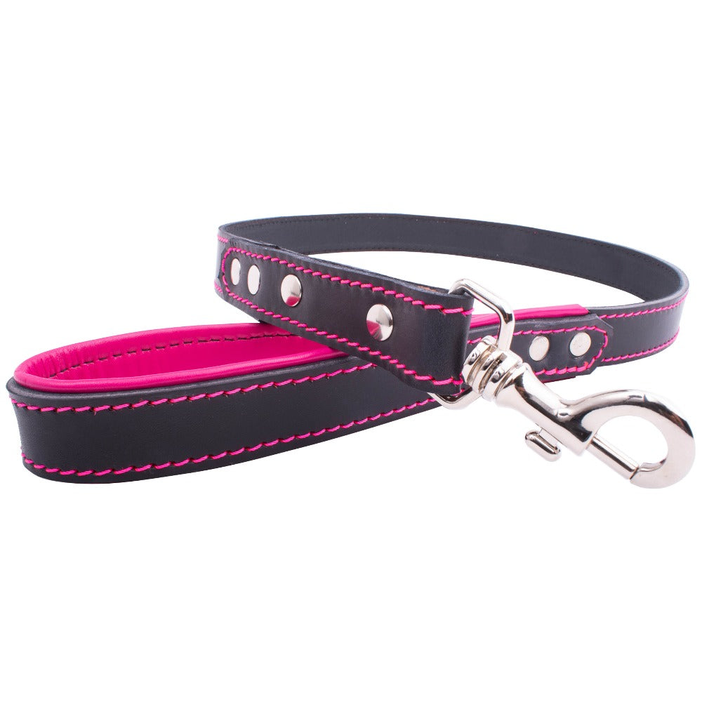 Black and pink.