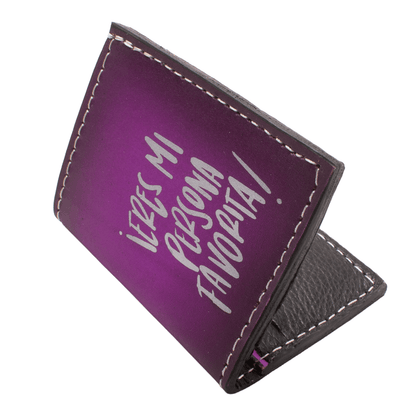 Cartera de Cuero Artesanal Personalizable
