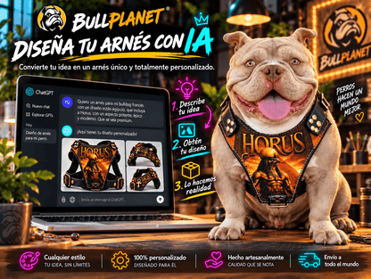 Arnés para perro diseñado con IA