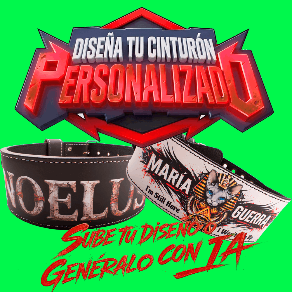 Cinturón de powerlifting con IA