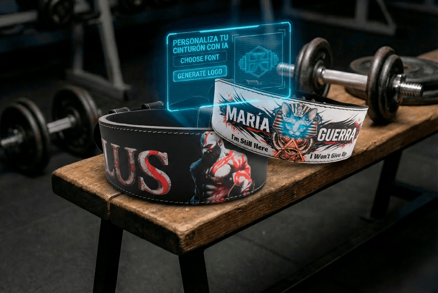 Personaliza tu cinturón con IA