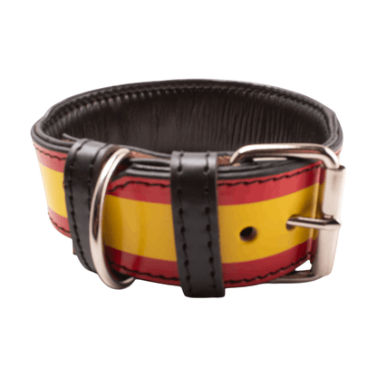 Collar para bull terrier (bandera de España)