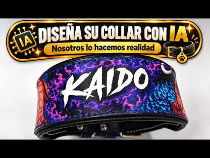 Collar para perro diseñado con IA
